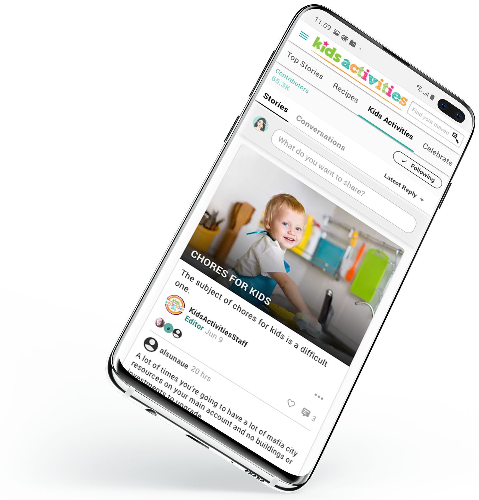 Maven MVP product on the mobile phone image